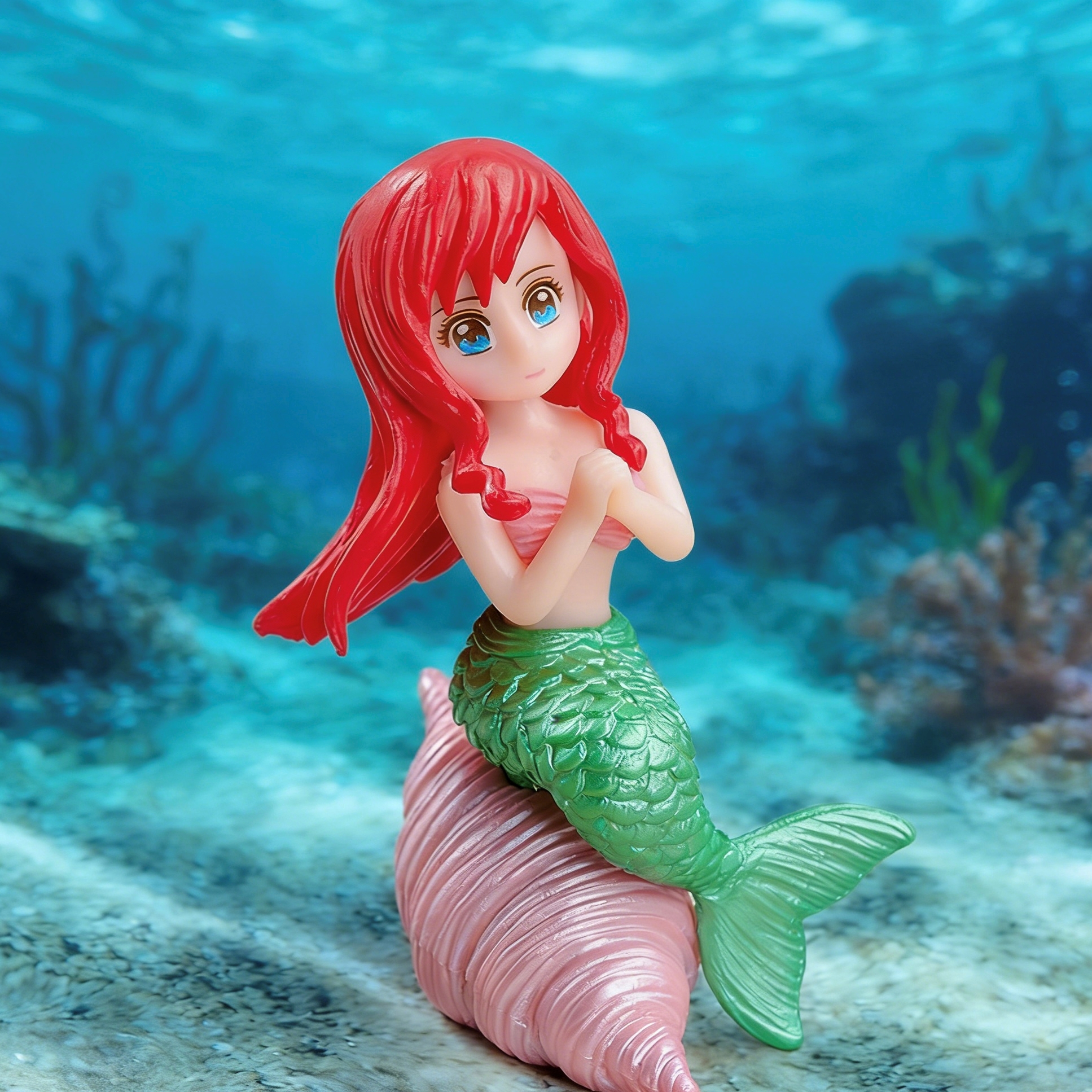Aquarium Mini Fish - Mermaid Sculpture Mini Figurines Resi Ornaments