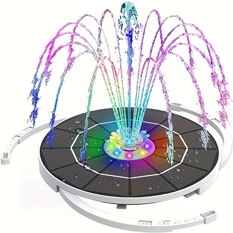 Aquarium Fish Land - 3.5W LED Solar Fountain with Battery,