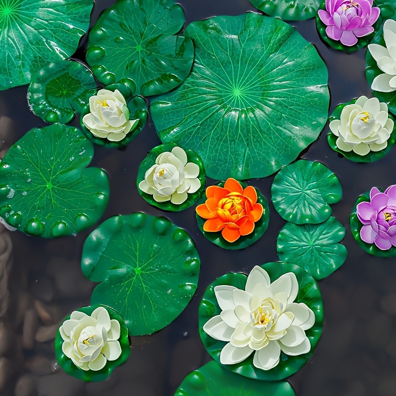 Aquarium Fish Koi - 1PC EVA Material Artificial Lily Pads