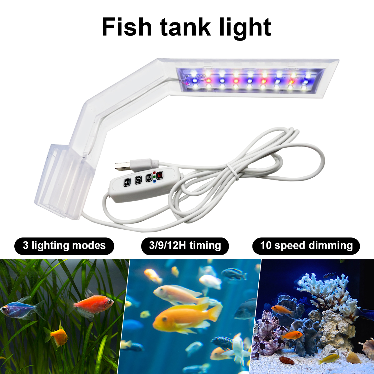 Super Slim LED Aquarium Light  - Aquarium Fish Light Lamp review and price