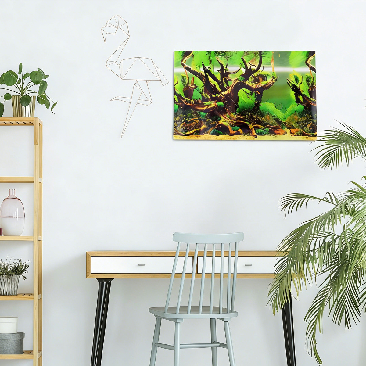 Fish Tank Background Paper Lar - Aquarium Fish Wallpaper review and price