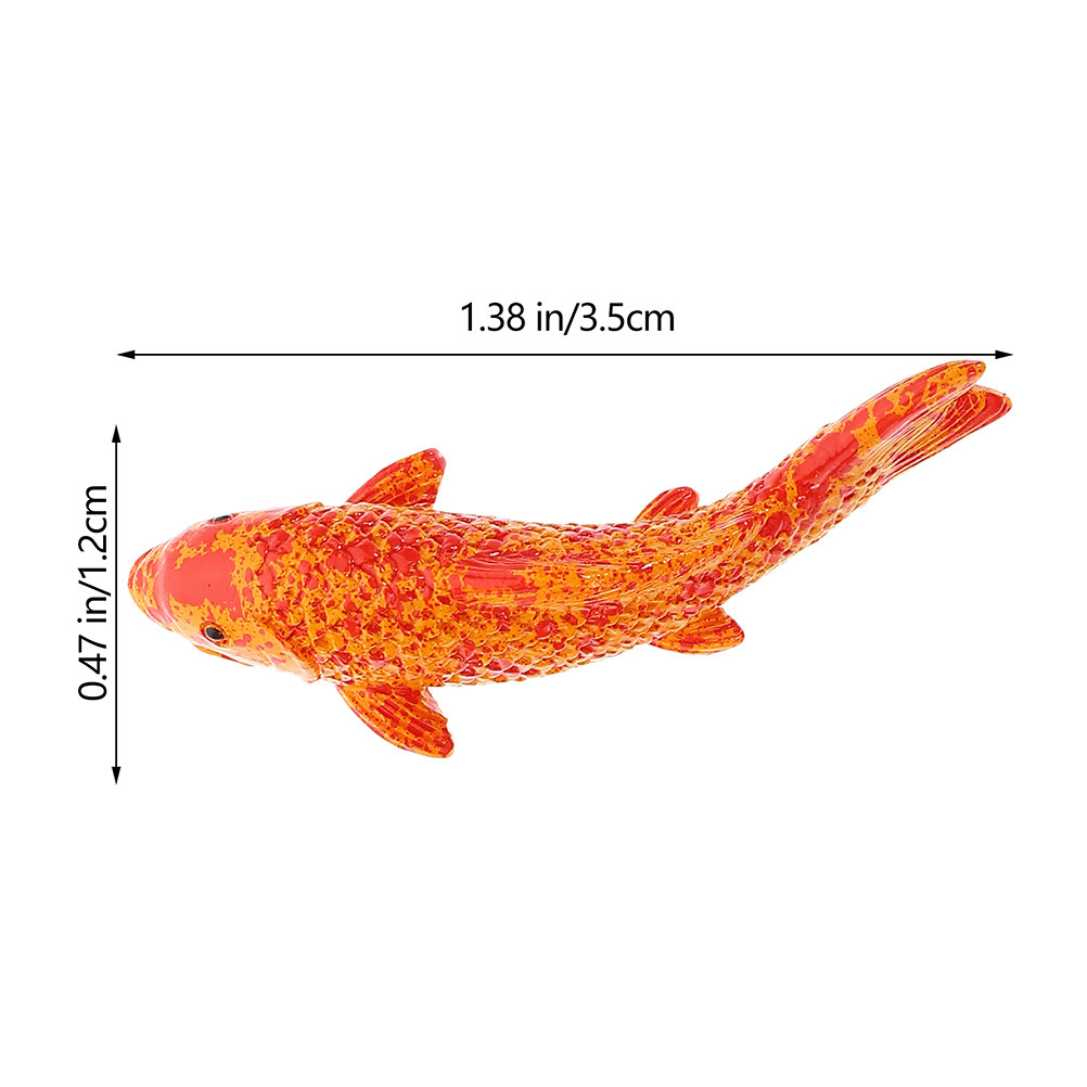 10Pcs Mini Koi Fish Decor Vibr - Aquarium Fish Koi review and price