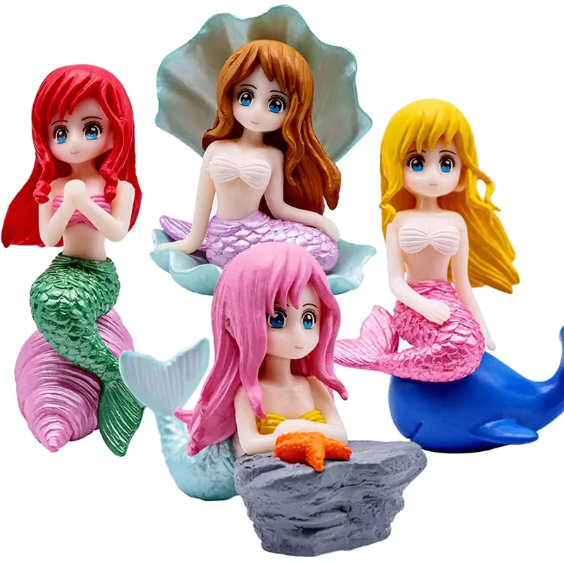 Mermaid Sculpture Mini Figurin - Aquarium Mini Fish review and price