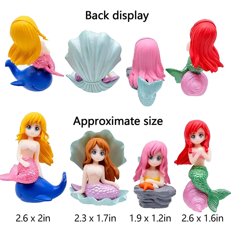 Mermaid Sculpture Mini Figurin - Aquarium Mini Fish review and price