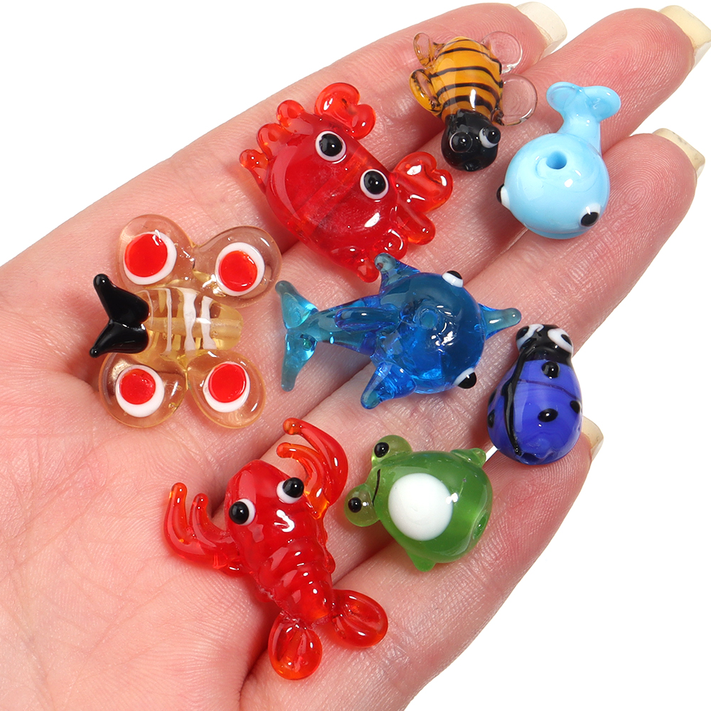 2Pcs Glass Pendant Marine Anim - Aquarium Mini Fish review and price