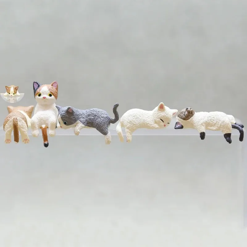 Cute Cartoon Cat Decor PVC Hom - Aquarium Mini Fish review and price