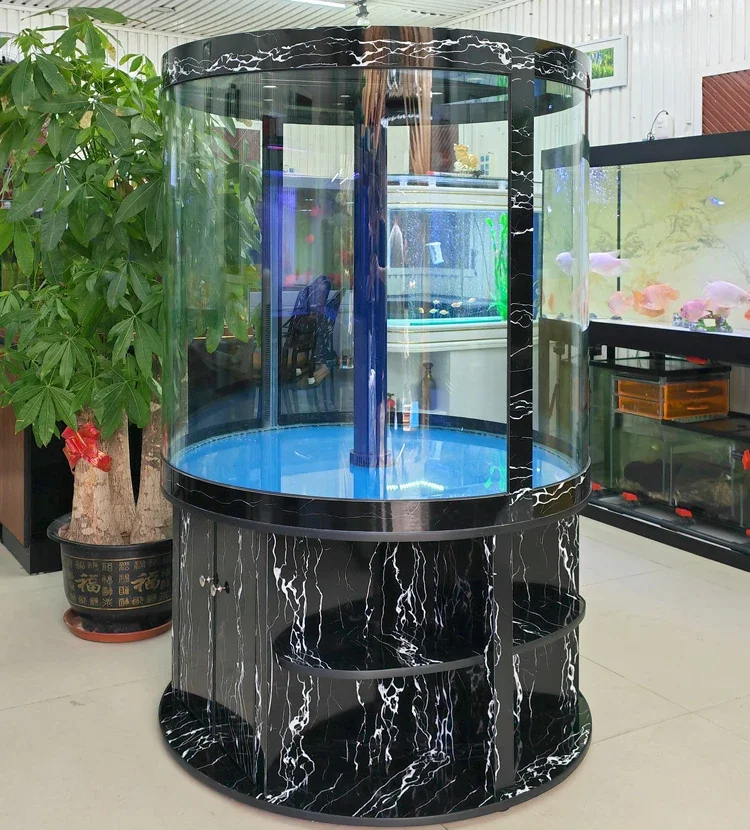 Cylindrical fish tank aquarium - Aquarium Fish Reproduction review and price