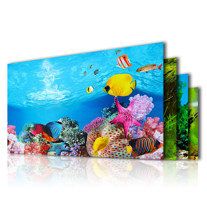 Fish tank background sticker p - Aquarium Fish Wallpaper review and price