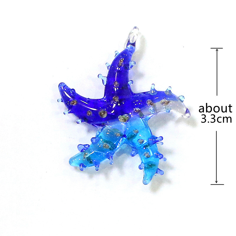 Mini Glass Starfish Pendant Co - Aquarium Mini Fish review and price