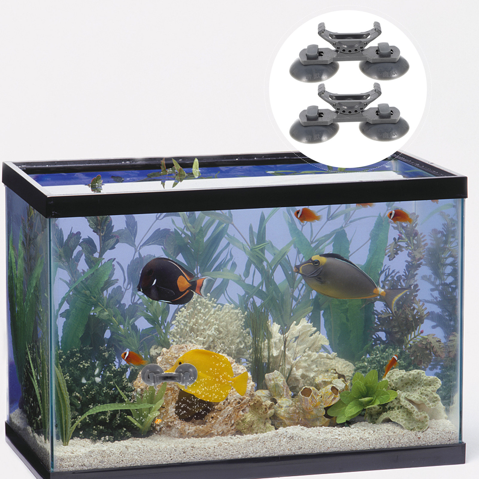 2Pcs Plastic Fish Tank Lamp Br - Aquarium Fish Light Lamp review and price
