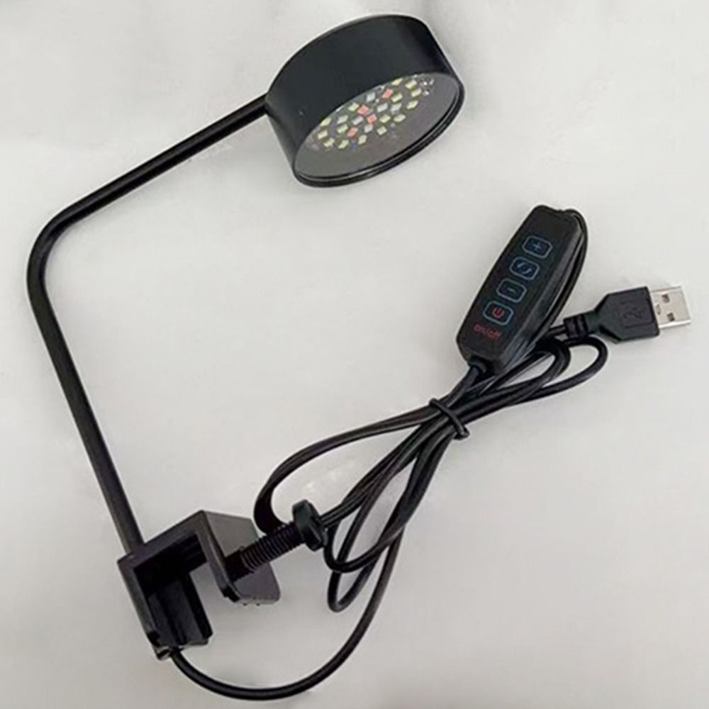 3 Color Modes Mini Clip-on Aqu - Aquarium Fish Light Lamp review and price