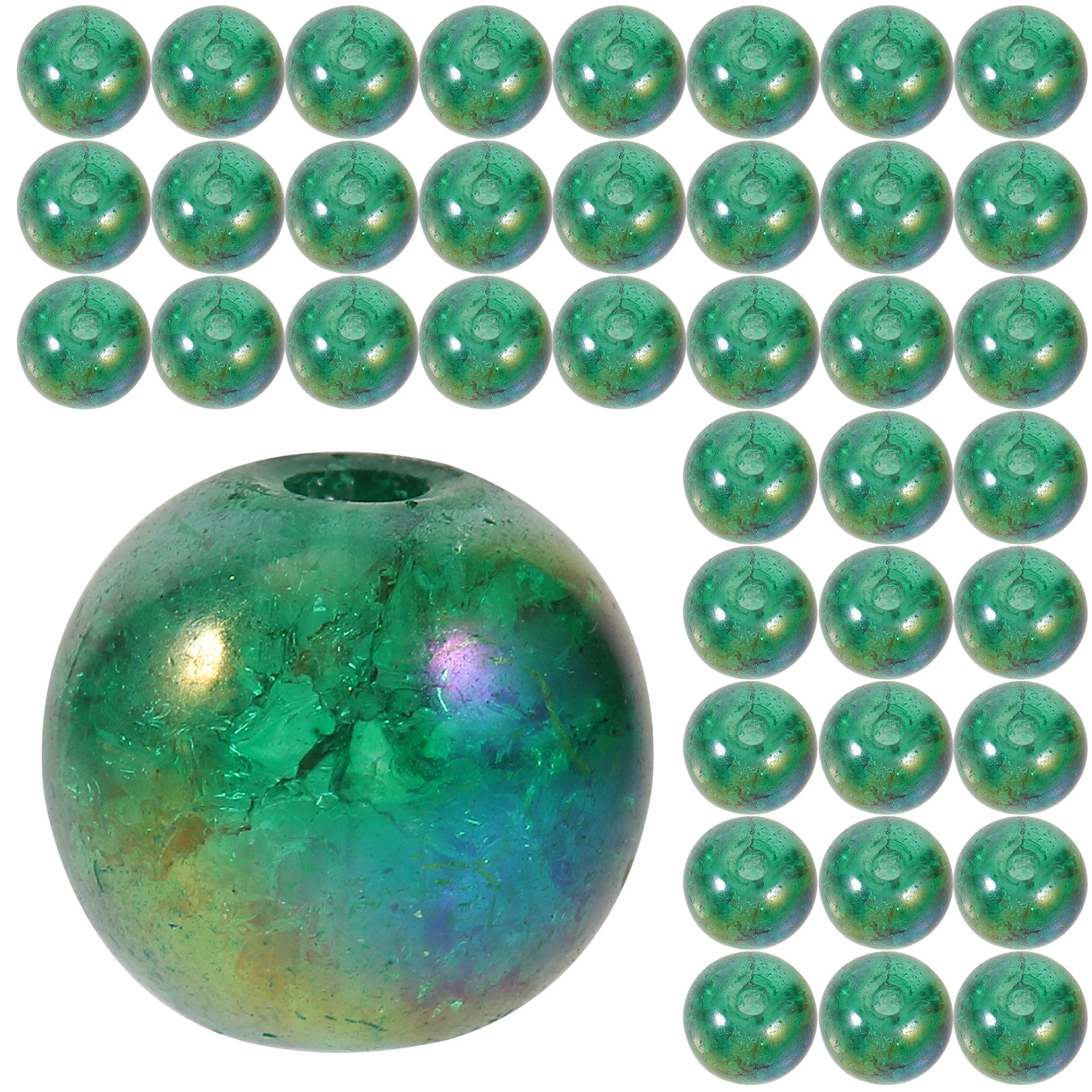 50Pcs Glass Beads Flowerpot Va - Aquarium Fish In review and price