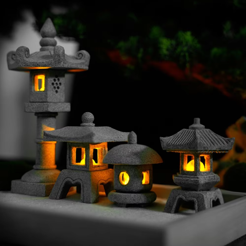 Mini Pagoda Lantern Light Gard - Aquarium Mini Fish review and price