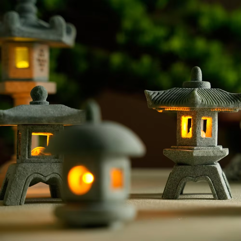 Mini Pagoda Lantern Light Gard - Aquarium Mini Fish review and price