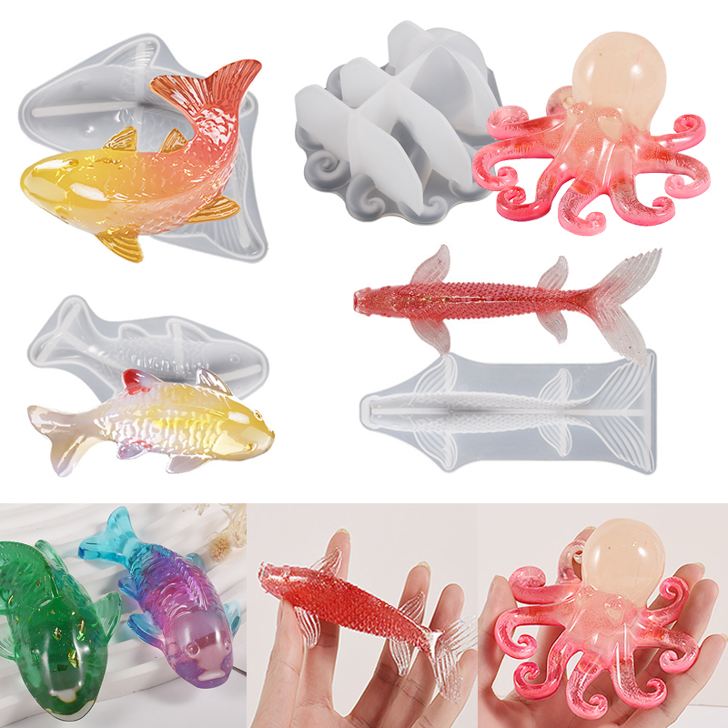 3D Koi Fish Shaped Epoxy Resin - Aquarium Fish Land review and price