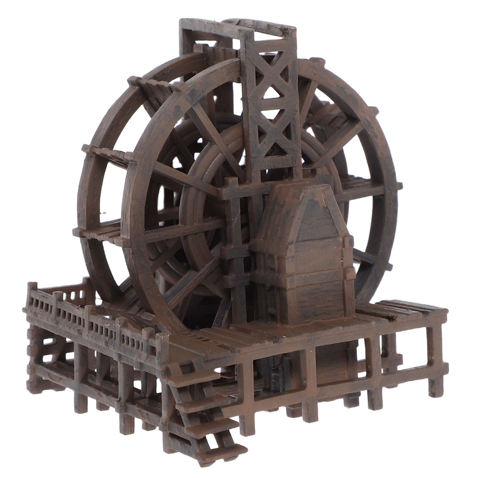 Miniature Water Wheel Ornament - Aquarium Mini Fish review and price