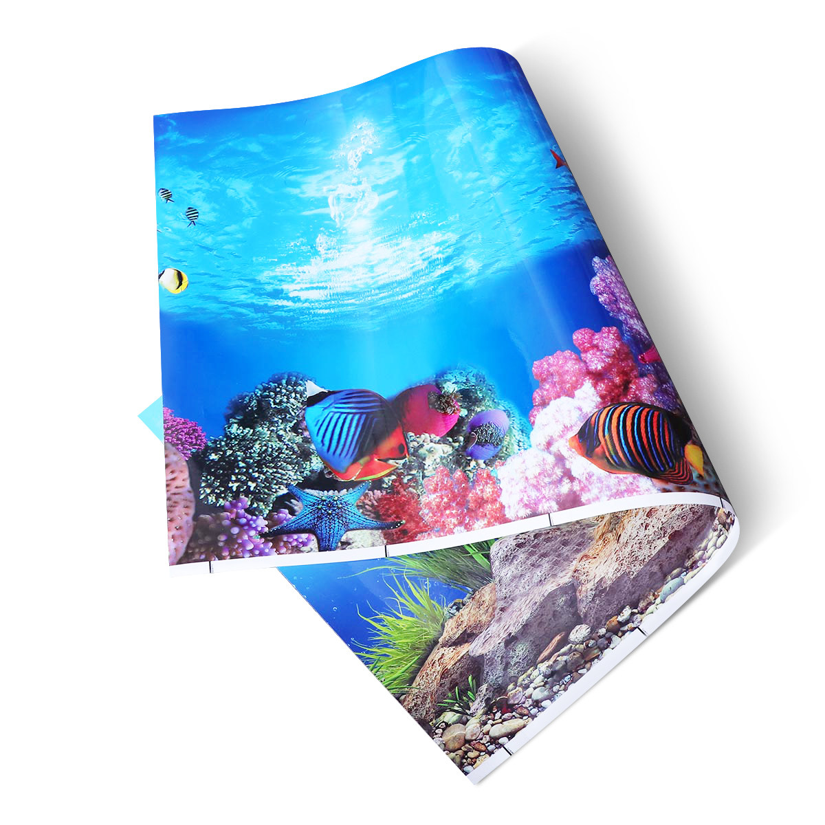 Fish Tank Background Sticker D - Aquarium Fish Wallpaper review and price