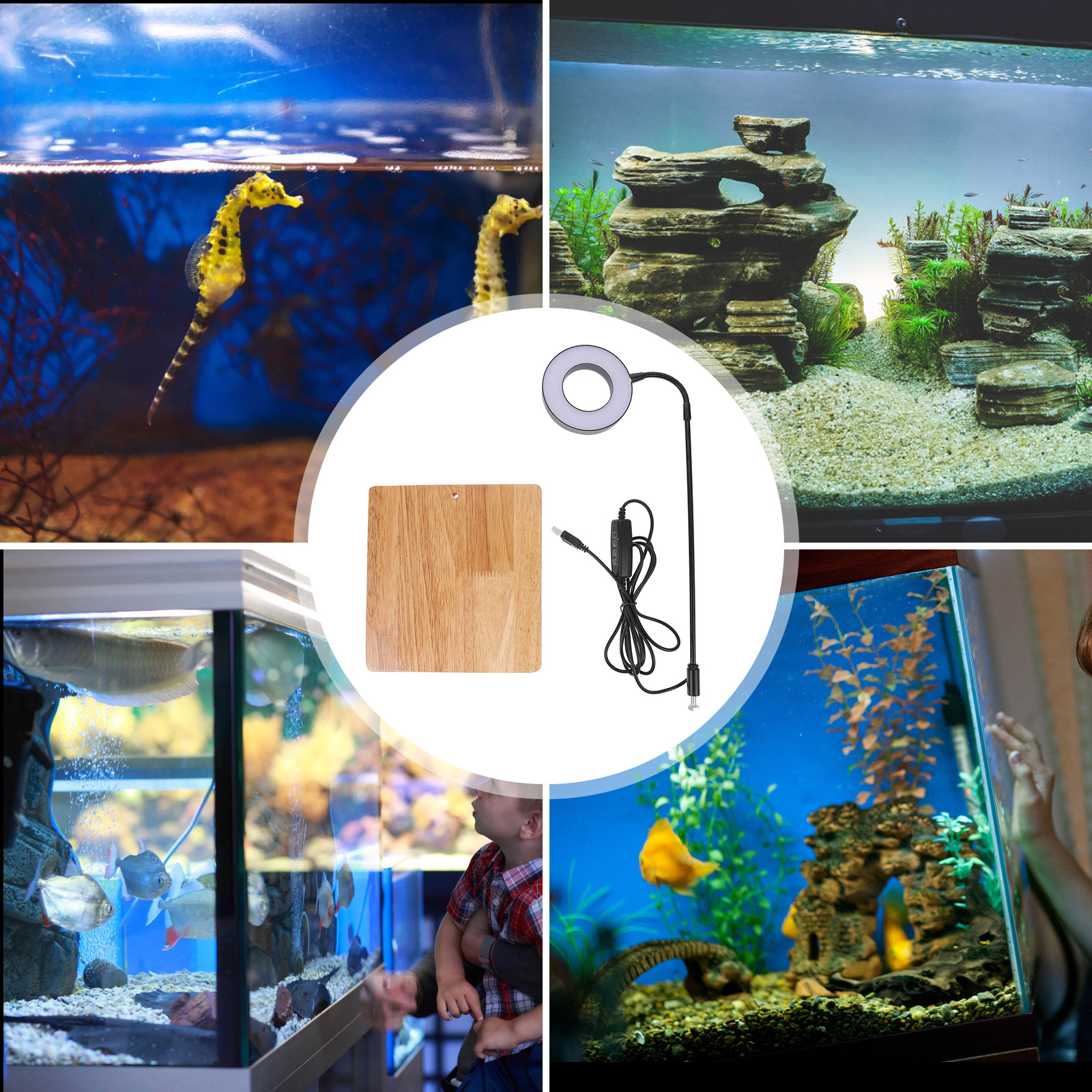 1Pcs Aquarium Fill Light High  - Aquarium Fish Light Lamp review and price