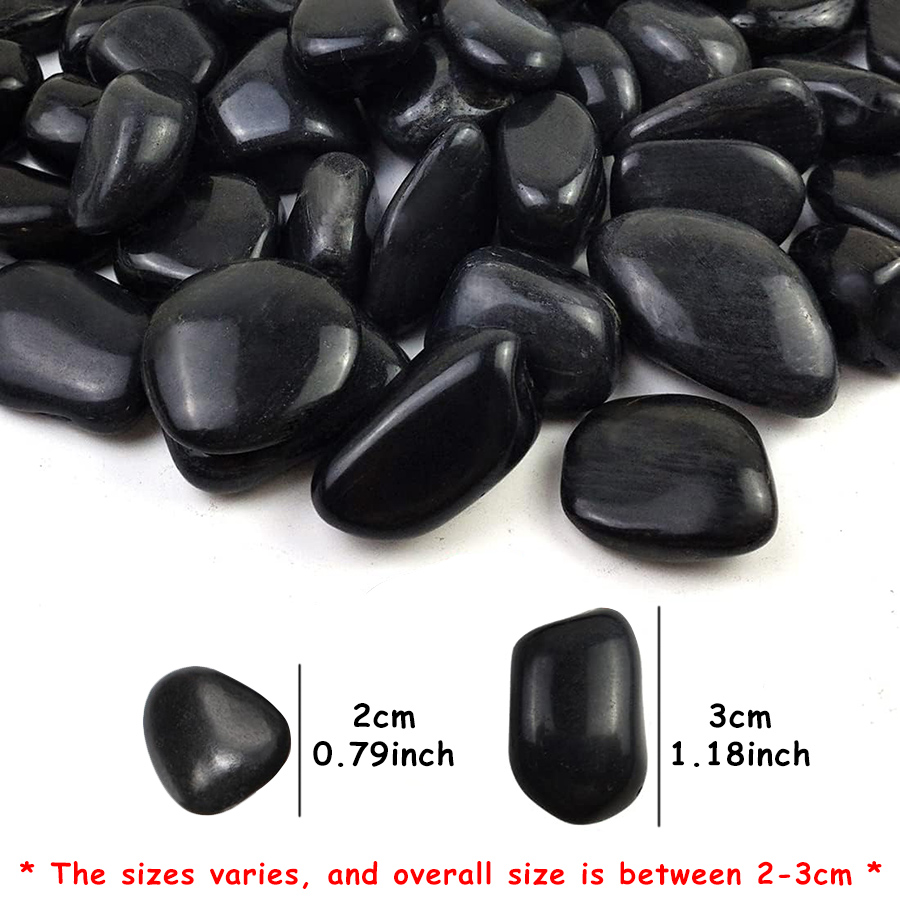 200g Black High Polished Natur - Aquarium Fish Land review and price