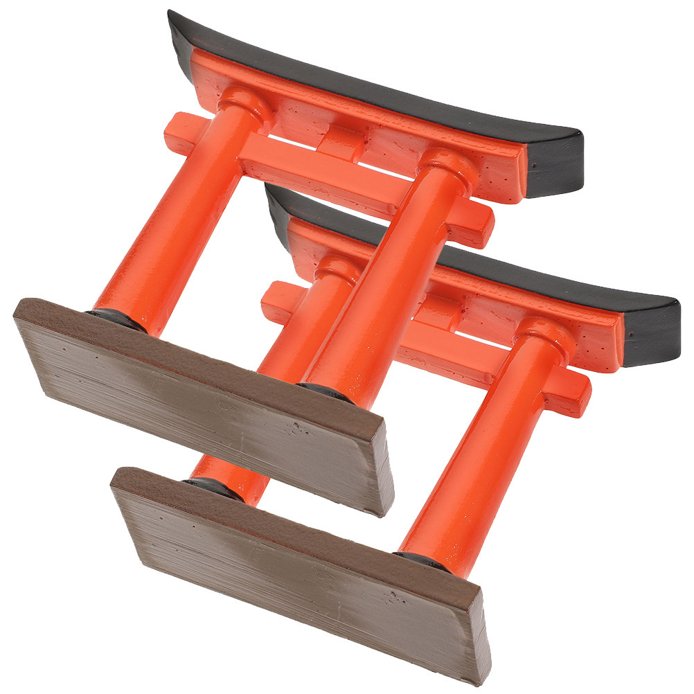 2Pcs Japanese Torii Gate Mini  - Aquarium Mini Fish review and price