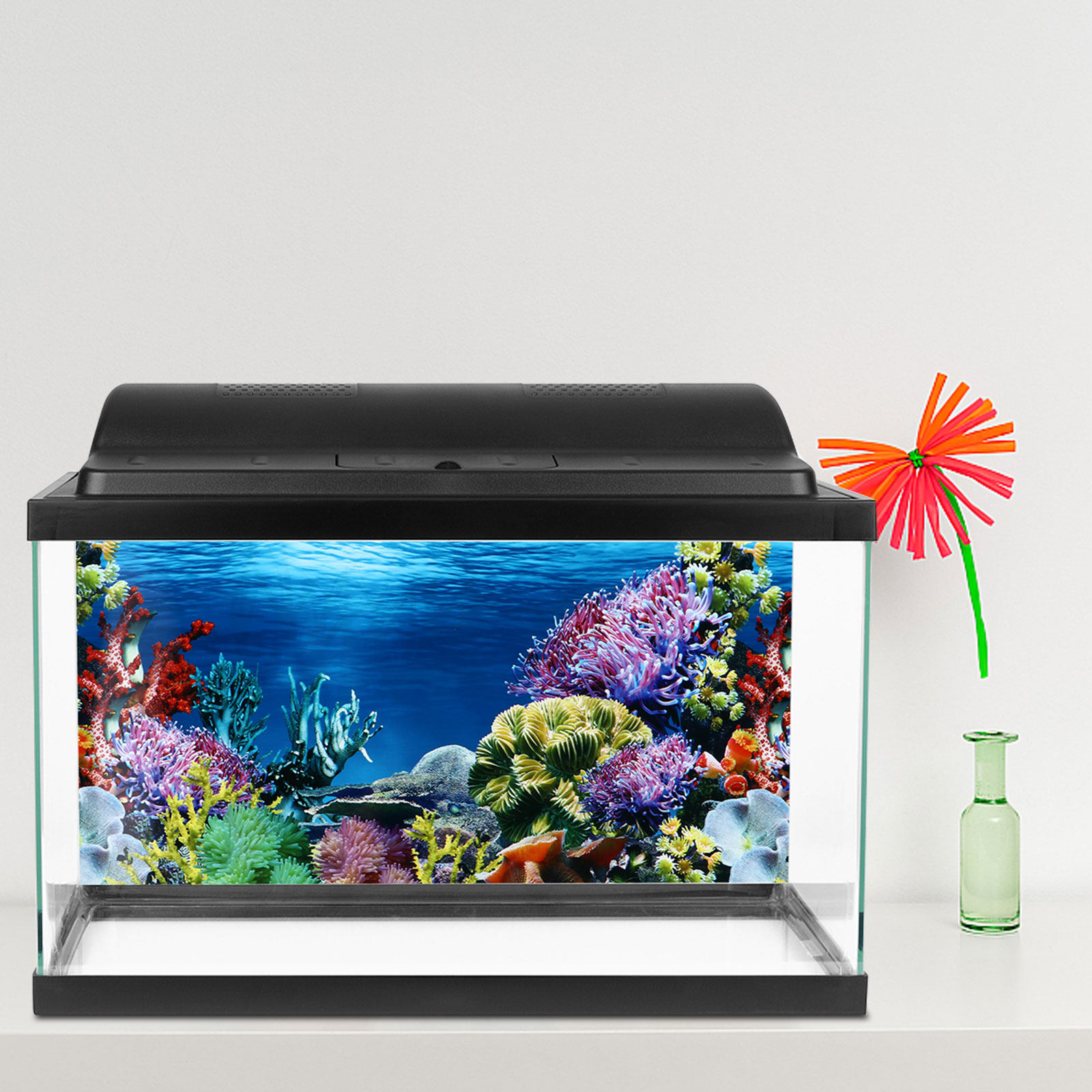 2Pcs Fish Tank Stickers Aquari - Aquarium Fish Wallpaper review and price