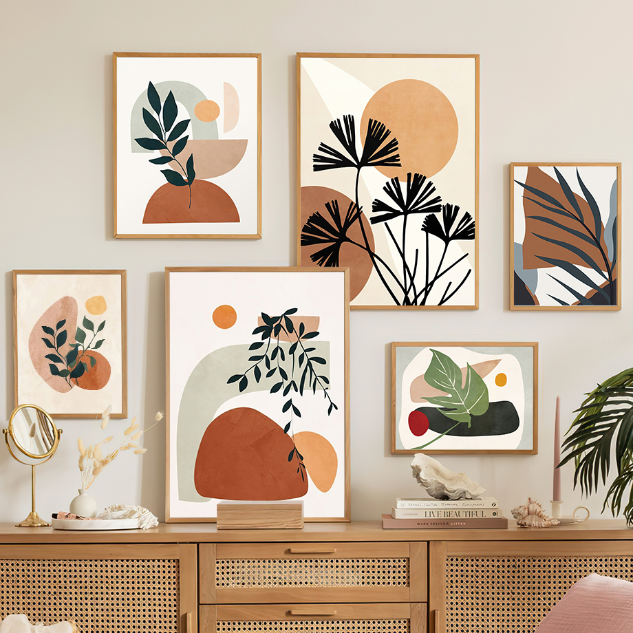 Boho Abstract Canvas Painting  - Live Plant Fertilizer review and price