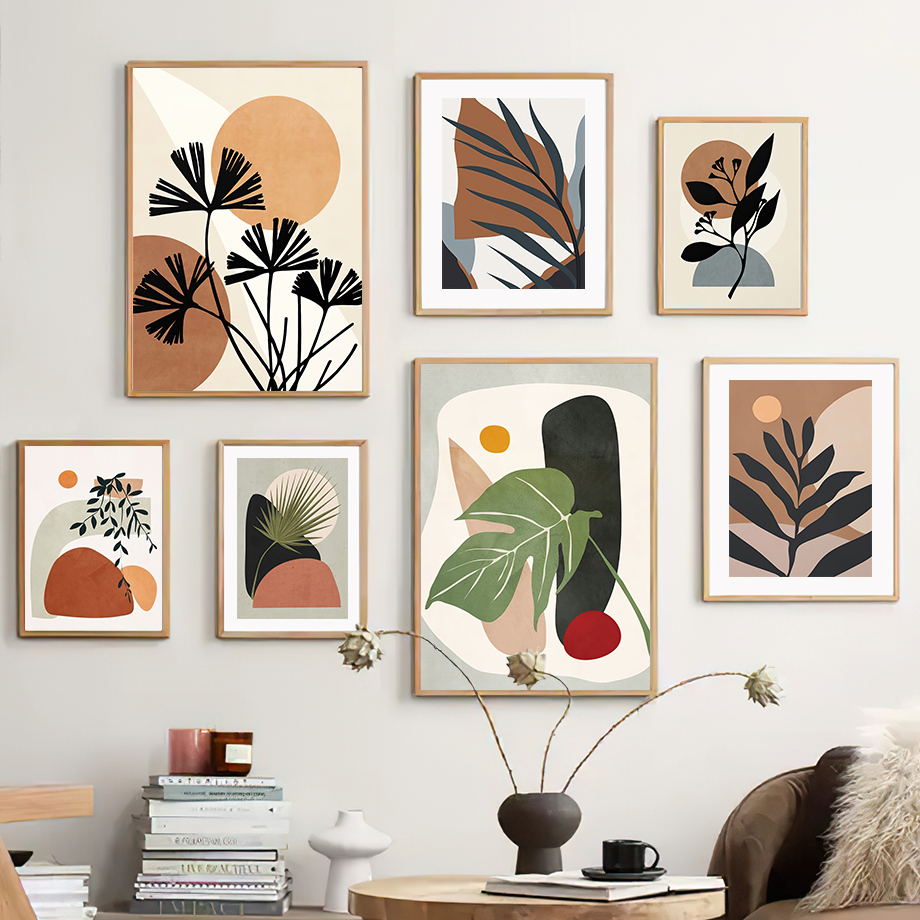 Boho Abstract Canvas Painting  - Live Plant Fertilizer review and price