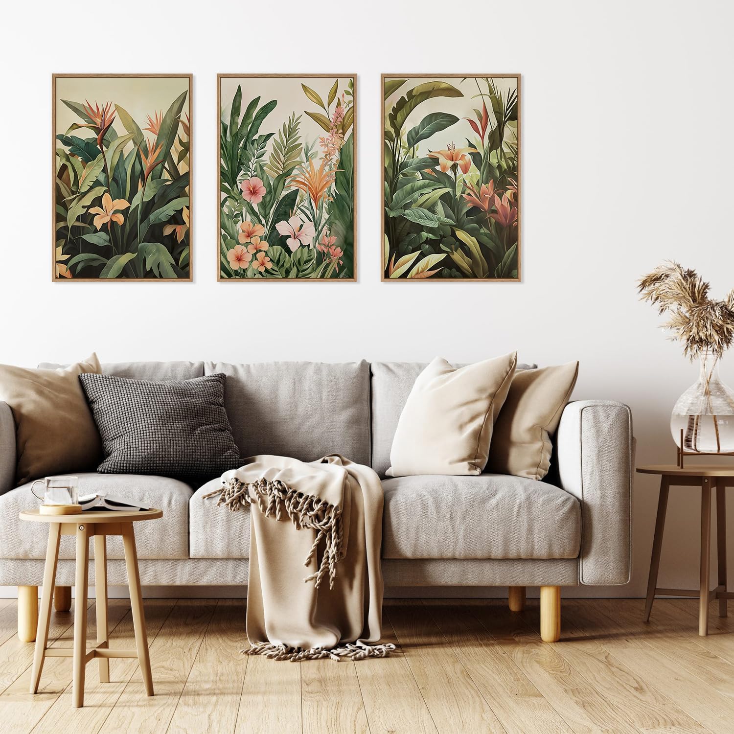 3pcs/set frameless Canvas Pain - Live Plant Fertilizer review and price